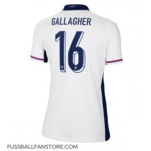 England Conor Gallagher #16 Replik Heimtrikot Damen EM 2024 Kurzarm